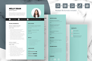 Dental Hygienist CV / Resume Design