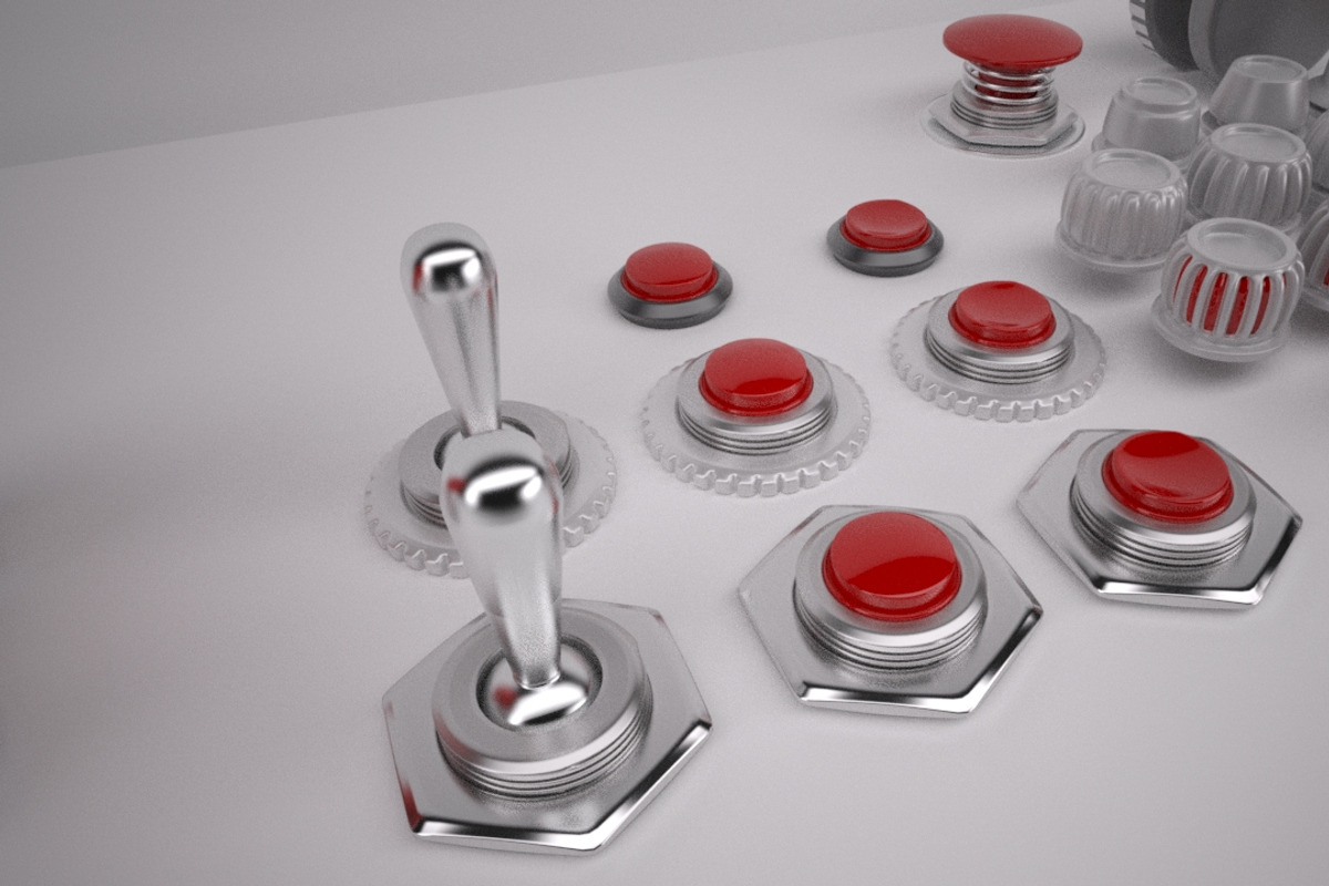 Switches & Buttons, a 3D by kjpargeterimages (Photo 4 of 7)