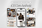iOS Core Instagram Templates, a Social Media Template by ZenSocialDesigns (Thumbnail 1 of 9)
