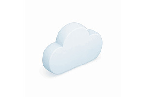 Isometric Cloud Icon for Cloud, a Technology Illustration by AlexArt