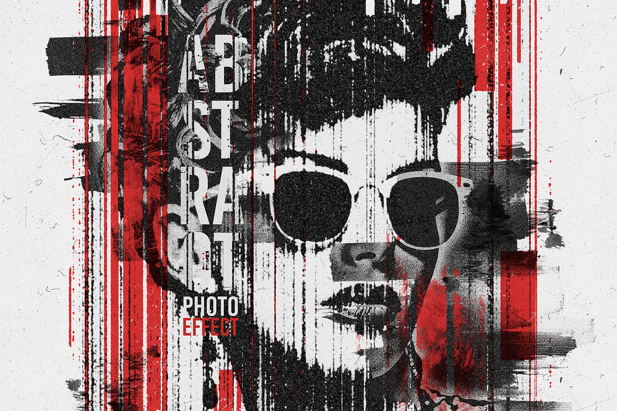 Abstract Poster Art Photo Effect PSD, an Action Add-On by iHemalaya (Photo 3 of 7)