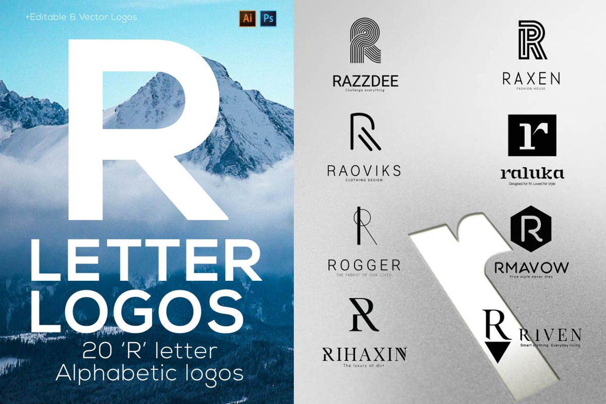 520 A to Z Logos Bundle, a Branding & Logo Template by AN Productions (Photo 39 of 58)