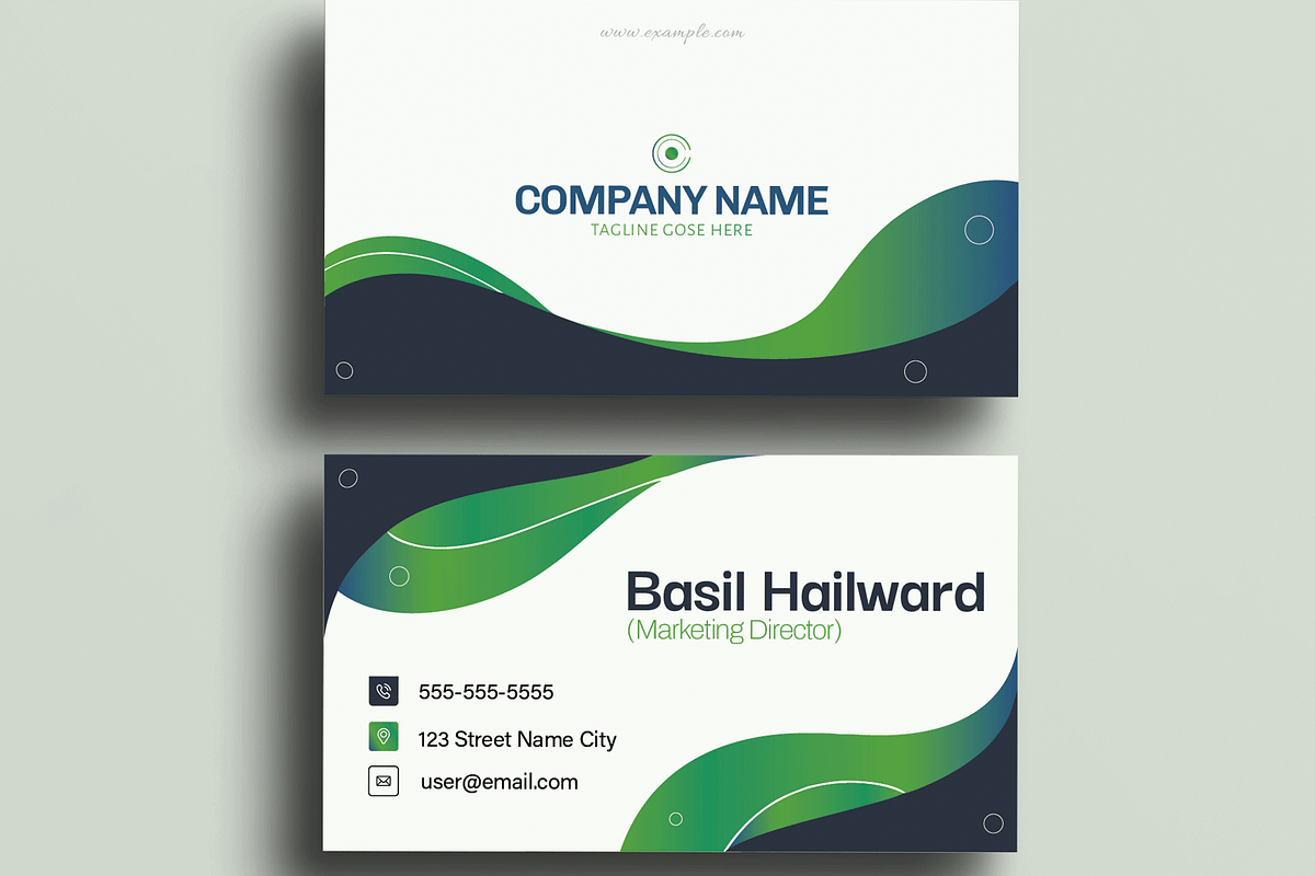 Business Card Template, a Business Card Template by MightyDesign (Photo 3 of 6)