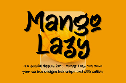 Mango Lazy, a Script Font by Letterafa Studio