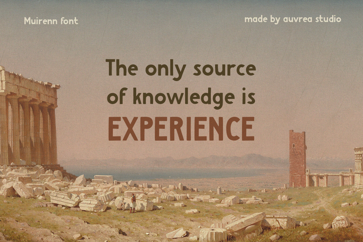 Muirenn | Sans-serif font, a Font by Auvrea Studio (Photo 4 of 9)