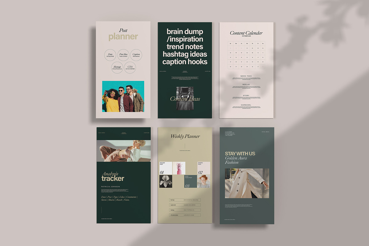 Social Media Planner Template preview 4
