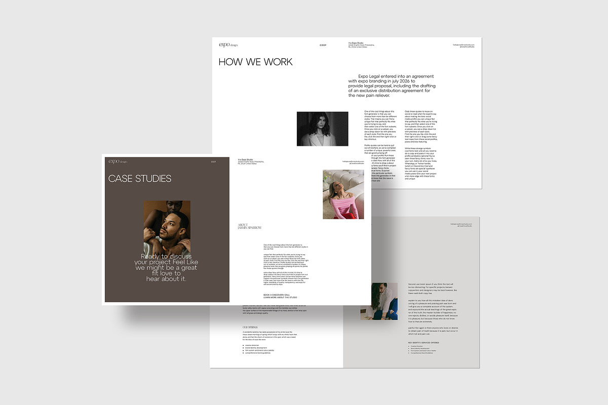 Expo | Brand Proposal, a Presentation Template by creathrivestudio (Photo 11 of 12)