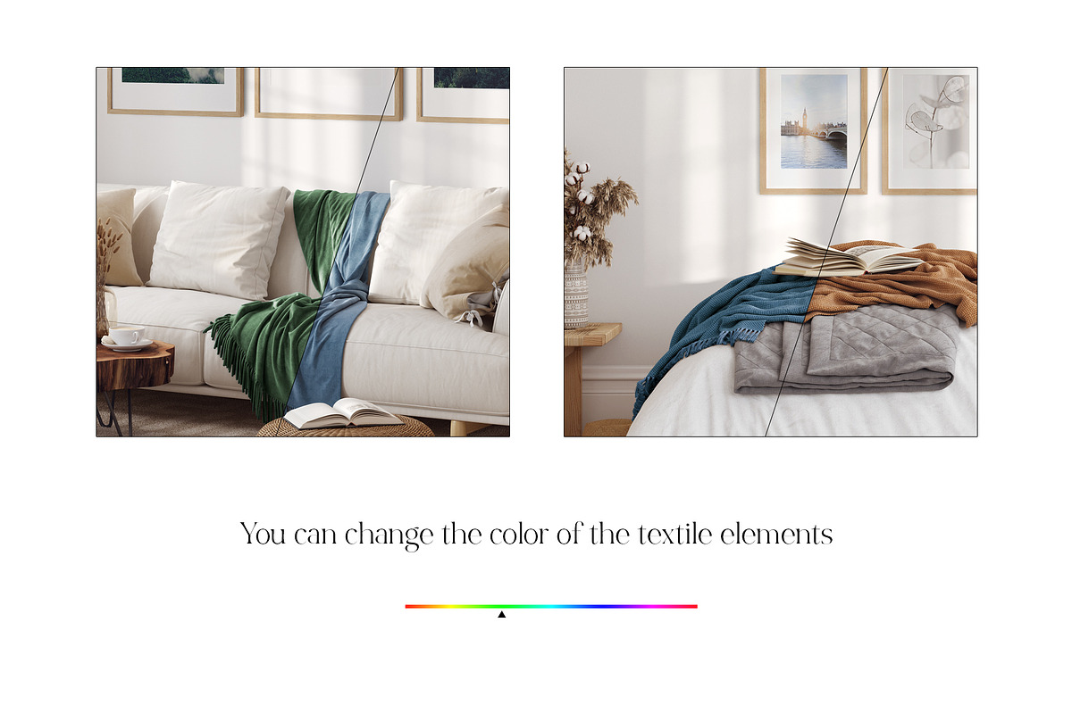 Frame & Wall Mockup Bundle Sunshine, a Print Template by Yuri-U (Photo 14 of 15)