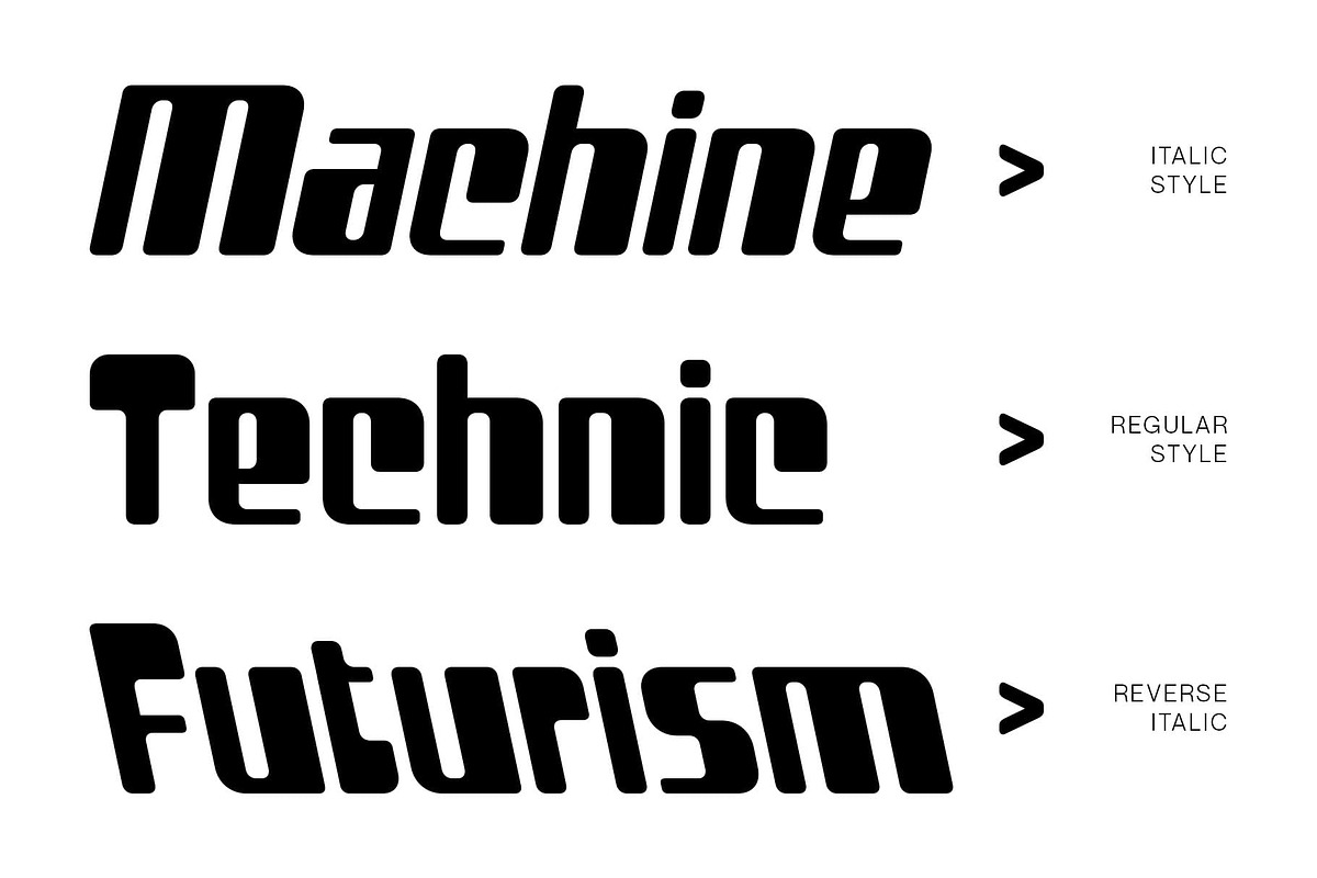CS Vontech – Y2K Font, a Sans Serif Font by Craft Supply Co. (Photo 2 of 8)