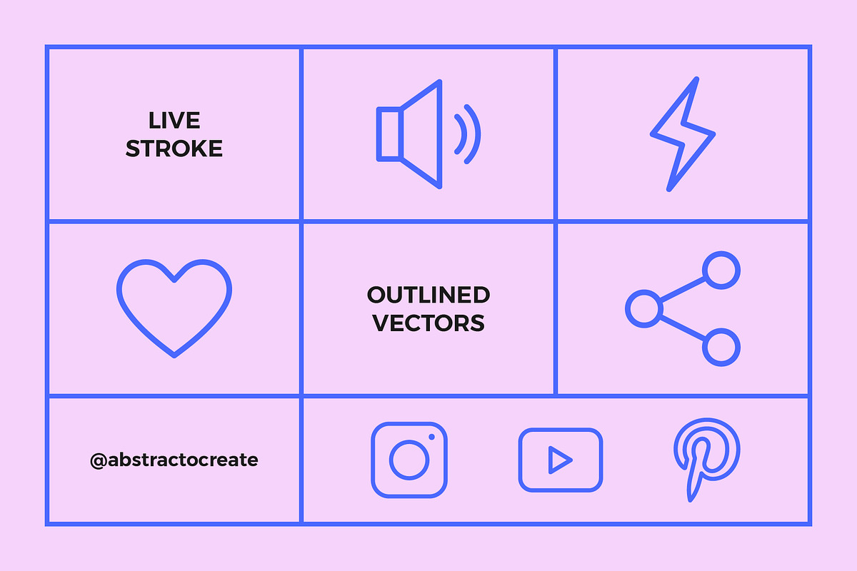 User Interface Line Icons, an Outline Icon by Abstracto-Create (Photo 9 of 9)