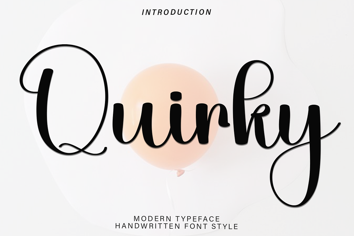 Quirky, a Handwritten Font by FreshTypeINK (Photo 1 of 8)