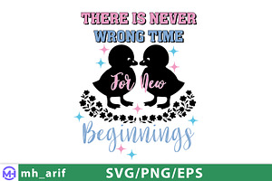 There is Never Wrong Time for New, a Graphic by mh_arif