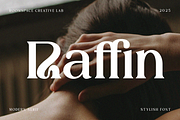 Raffin - Modern Serif Refined Font, a Serif Font by roomspace creative lab (Thumbnail 1 of 12)