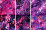 Magenta Painted Galaxy Patterns, a Pattern Graphic by PrintablesByFranklyn (Thumbnail 4 of 4)