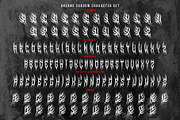 Arcane Shadows Death Metal Font, a Blackletter Font by Fonday Studio (Thumbnail 10 of 13)