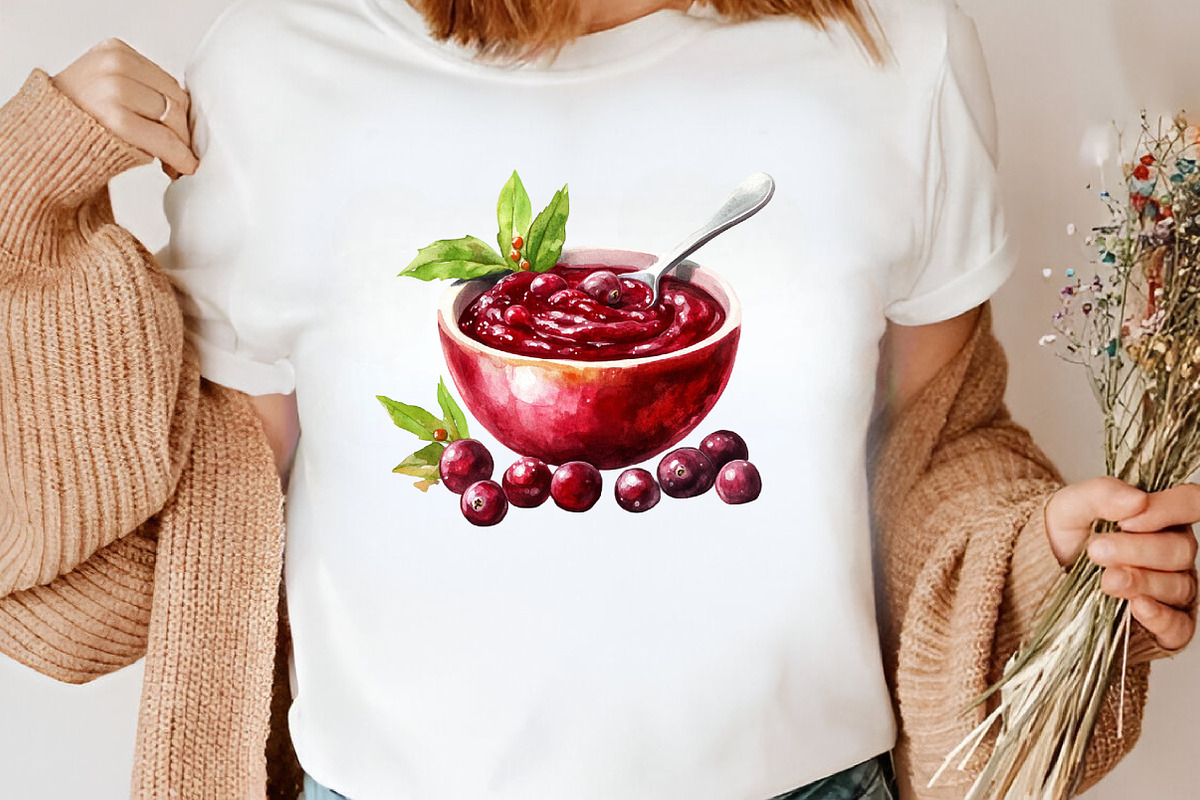 Watercolor Thanksgiving Food Clipart, an Illustration by Canvas Craft (Photo 6 of 8)