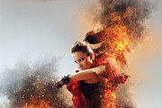 Fire Photoshop Action preview 4