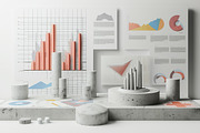 Concrete infographics, a Finance Illustration by Handmadefont (Thumbnail 5 of 11)