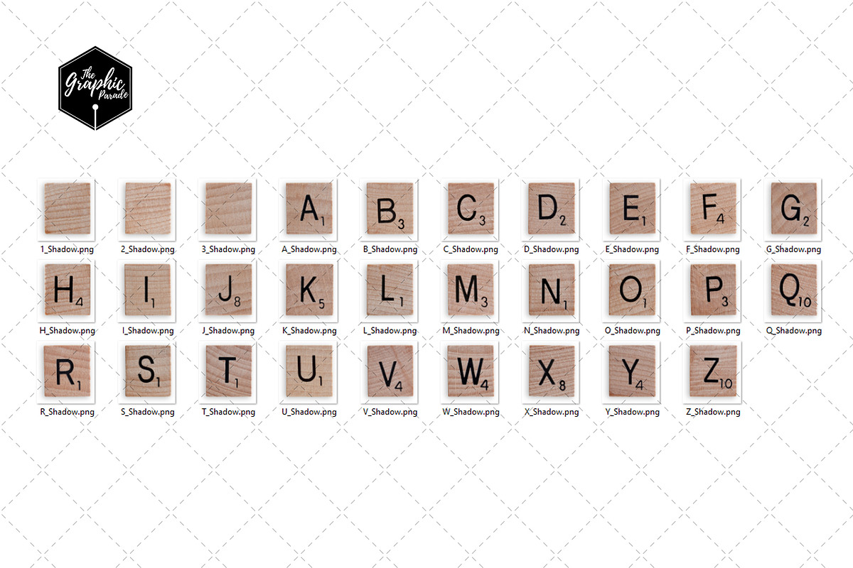 Wooden scrabble photo clipart, an Object Graphic by The Graphic Parade (Photo 5 of 6)