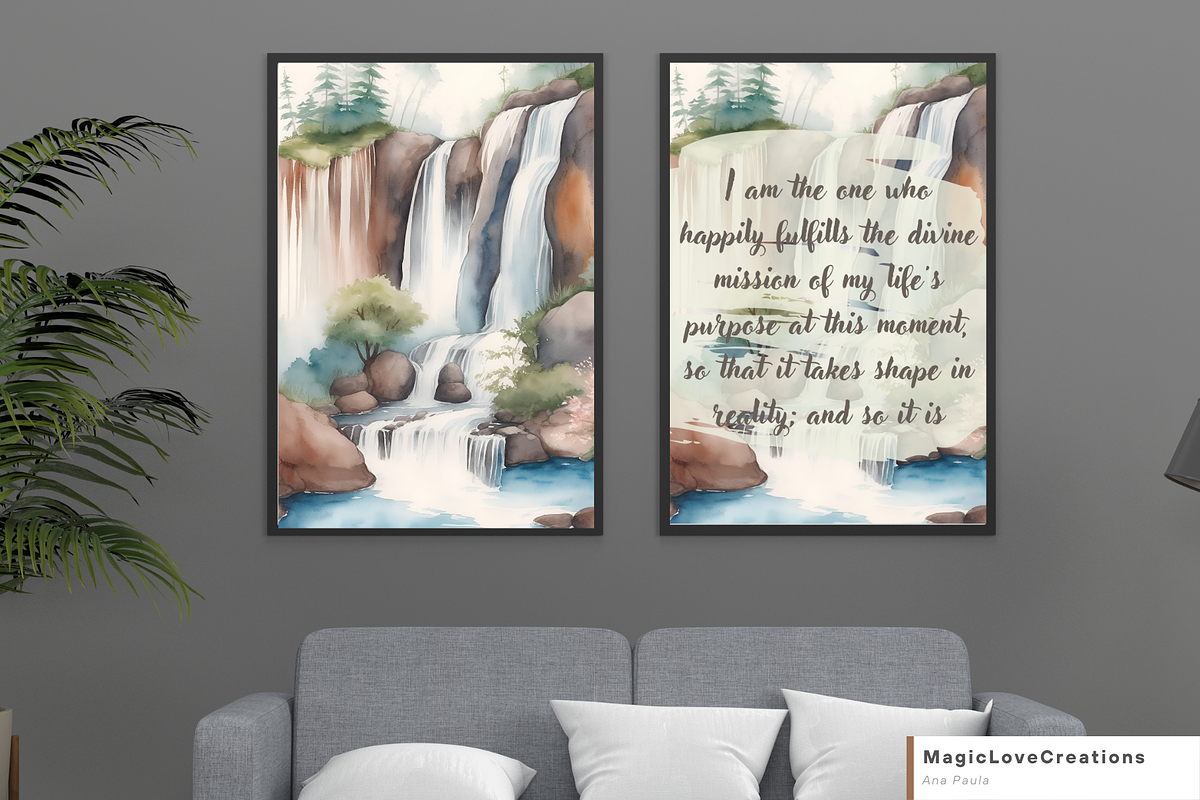 Spiritual Positive Quote Print Wall, a Poster Template by MagicLove Creations (Photo 2 of 10)