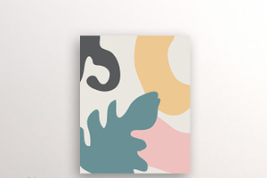 Abstract Shapes Digital Prints Set