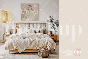 Square Canvas Mockup, a Product Mockup by MoMockups
