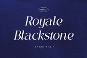 Royale Blackstone Retro Serif Font, a Serif Font by UICreative (Thumbnail 1 of 13)