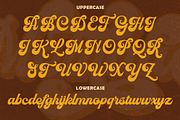 Methalic Script, a Script Font by Letter Fresh (Thumbnail 12 of 12)