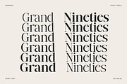 Grand Nineties Classy Serif Family, a Serif Font by Typoraith Co (Thumbnail 4 of 12)