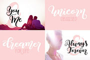 Joyful Letters font duo, a Script Font by HowJoyful  (Thumbnail 6 of 13)