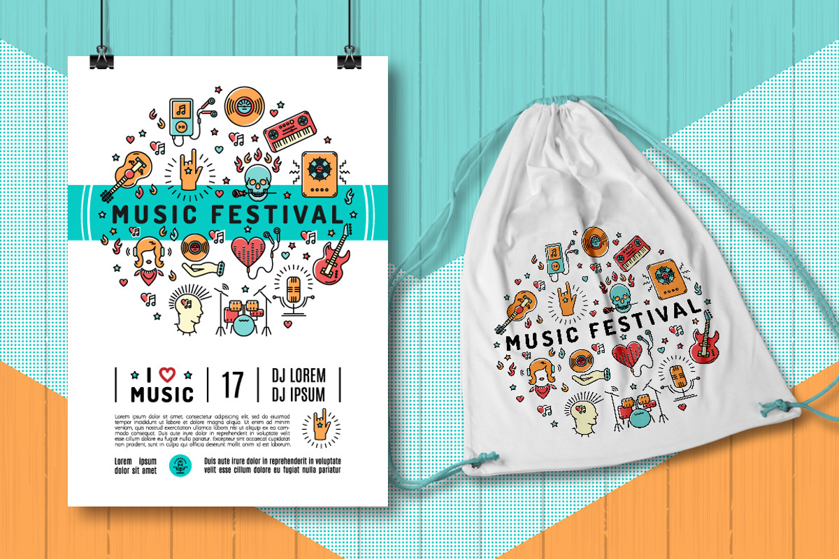Music Mega Bundle! Icons & Graphic, an Outline Icon by ClipartMuchLove (Photo 4 of 8)