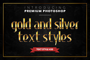 Gold & Silver #1 - 20 Text Styles, a Layer Style Add-On by Jonas Stensgaard (Thumbnail 21 of 23)