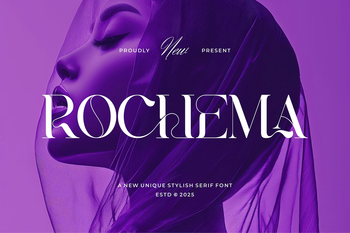 Rochema || Modern Elegant Serif Font, a Serif Font by Ermedia Studio (Photo 1 of 10)