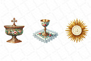 First Communion Clipart, an Illustration by DreamPrint404 (Thumbnail 7 of 7)