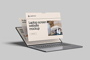 Laptop Screen Website Mockups, a Mac Mockup by graphiccrew (Thumbnail 2 of 10)