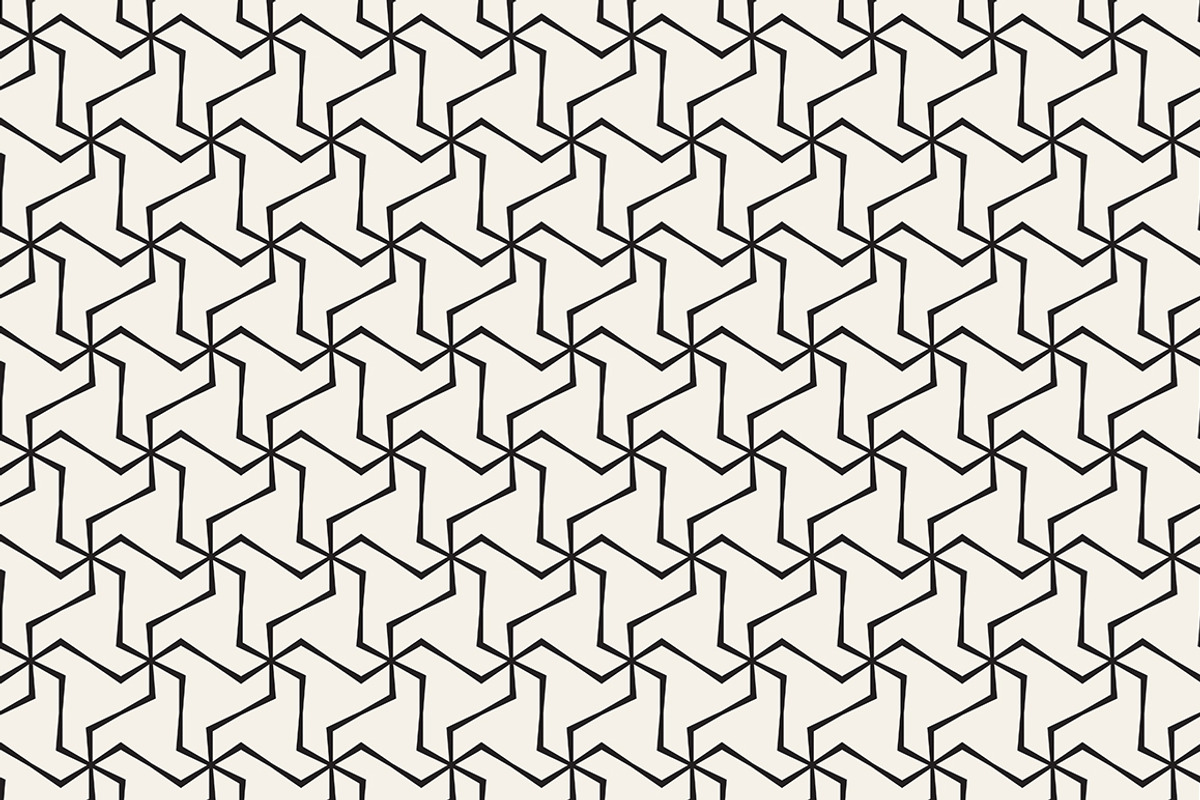 Geometric Seamless Patterns Set 5, a Pattern Graphic by Curly_Pat (Photo 3 of 5)