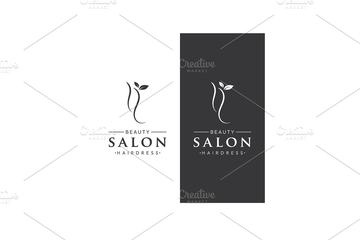 Women's beauty and haircut salon log, a Branding & Logo Template by LOGOCREATIVE