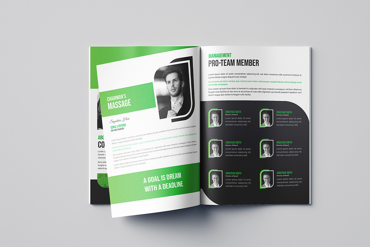 Multipurpose Brochure Template, a Brochure Template by gstudiovect21 (Photo 6 of 8)