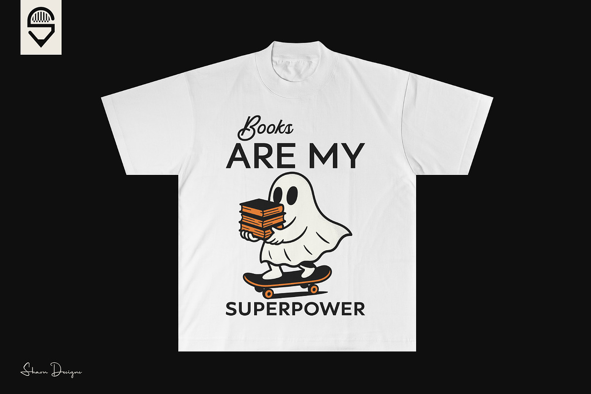 9 Unique Book Lover T-shirts Design, a Graphic by shaondesigns (Photo 5 of 10)