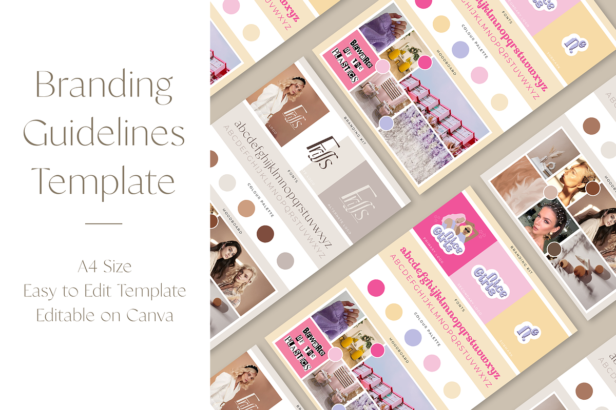 Minimal Branding Guidelines Template, a Branding & Logo Template by MorandiDesigns (Photo 1 of 3)