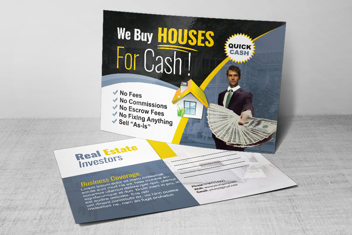 Real Estate Investor Postcard, a Card Template by Design Up (Photo 1 of 3)