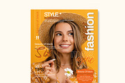 Fashion Magazine Cover Template, a Magazine Template by MightyDesign (Thumbnail 4 of 8)