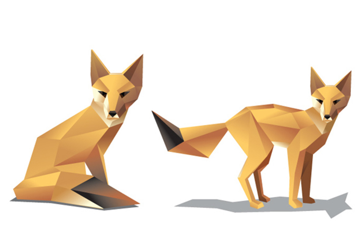 Stylish fox, an Illustration by Mongkees