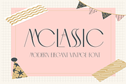 MCLASSIC FONT, a Sans Serif Font by 177Studio (Thumbnail 1 of 7)