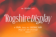 Roghsire - Display Font, a Script Font by Letterhend Studio (Thumbnail 1 of 9)