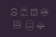 MOUNTAIN Logos, Icons and Frames, a Branding & Logo Template by Andreen (Thumbnail 4 of 15)