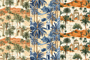 10 Ahmed's Tranquil Palms Patterns, a Pattern Graphic by Inknfolly (Thumbnail 3 of 6)