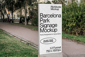 Barcelona Signage Mockup