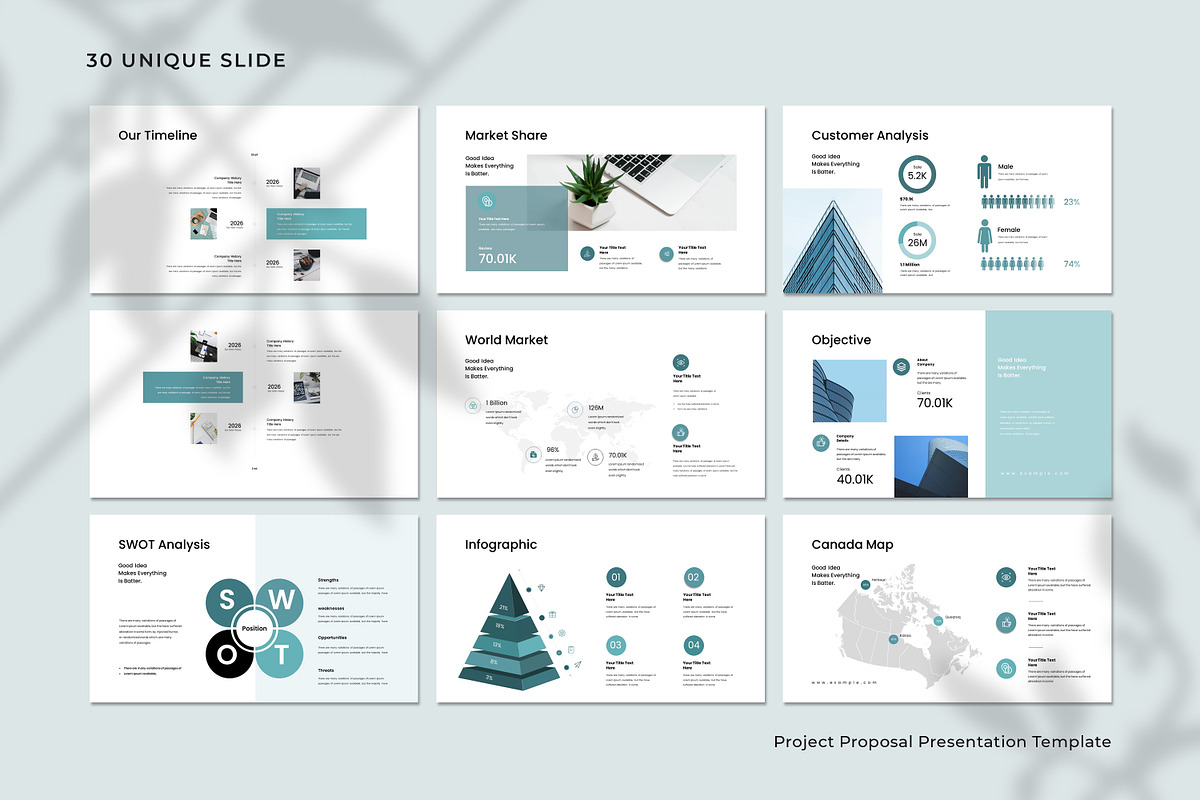 Project Proposal Presentation Templa, a Presentation Template by Creative-Work (Photo 8 of 9)