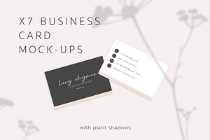 x7 Business Card Mock-ups